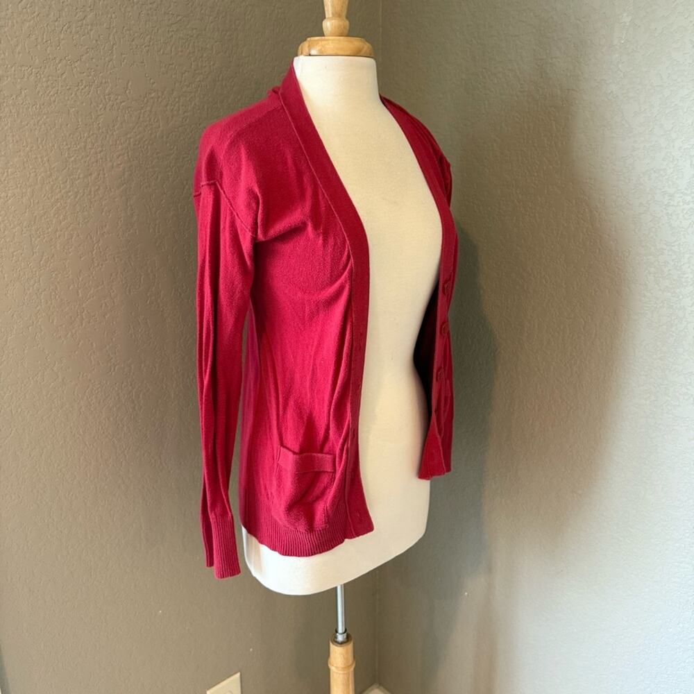 Mossimo Supply Co. Cherry Red Cardigan Small